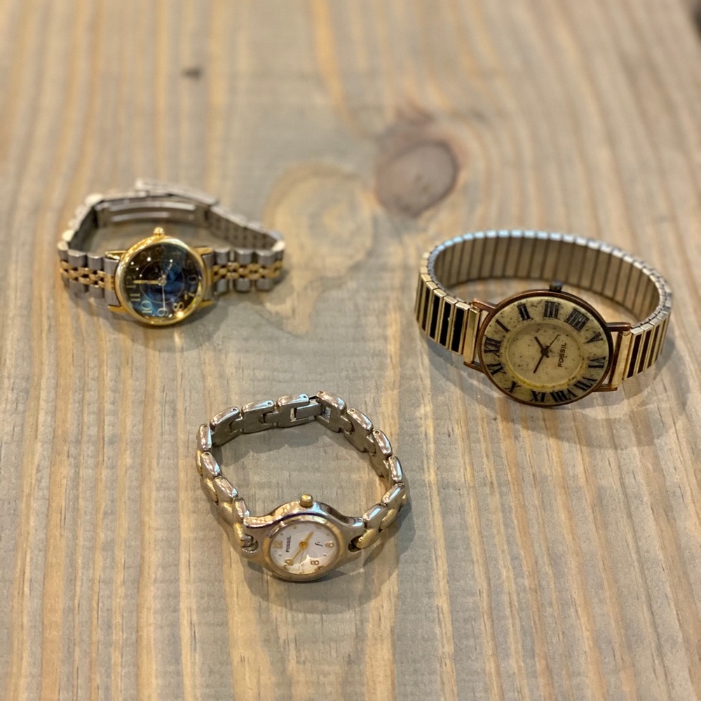 3 Fossil Watches